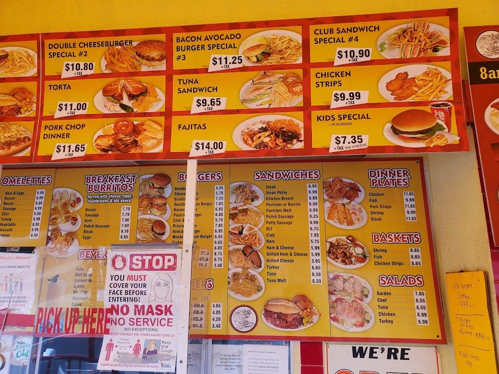 LBJ's Burgers Menu image 1