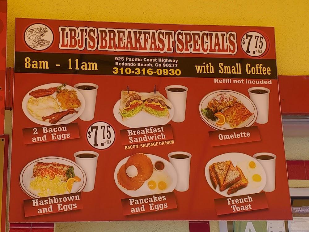 LBJ's Burgers Menu image 2